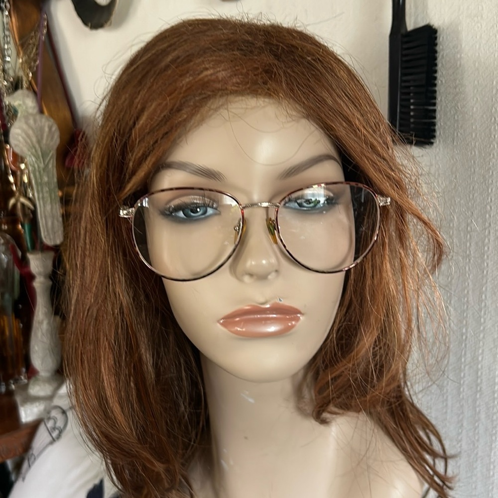 Vintage 80’s Gold Tortoise Shell Round Frame Glasses